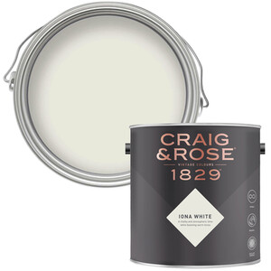 Craig and Rose Chalky Matt Emulsion - Iona White by Craig & Rose