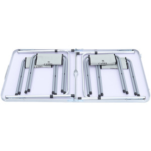 Portable Camping Table and 4 Stools Set - White by Kidkid