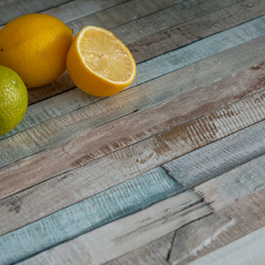 dc fix Rio Ocean Planks Self Adhesive Vinyl Wrap for Kitchen Doors and Worktops - Blue / 67.5cm x 2m (pack of 5) by d-c-fix