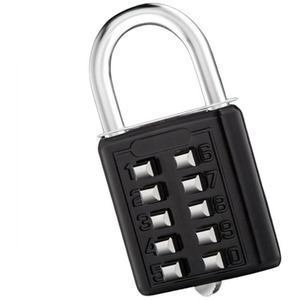 Key Password Hanging Lock Cabinet Lock - Black
