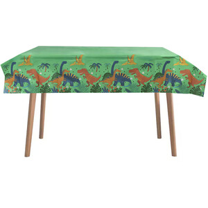 Dinosaur Party Tablecloth - Green
