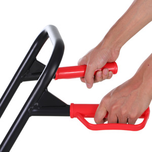 DURHAND 6 Wheels Foldable Load Cart - Black & Red by DURHAND