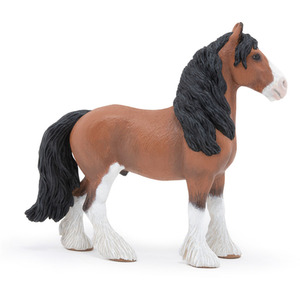 PAPO Horses and Ponies Clydesdale Horse Toy Figure - Brown by PAPO