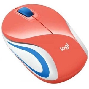 Logitech Wireless Mini Mouse - Coral by Logitech