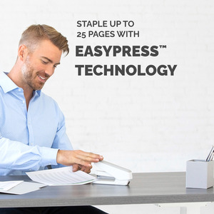 Fellowes Full Strip Stapler 25 Sheet Capacity - White by Fellowes