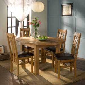 Pair Of Kinsale Arch Back Dining Chairs - Oak by Jonas & James