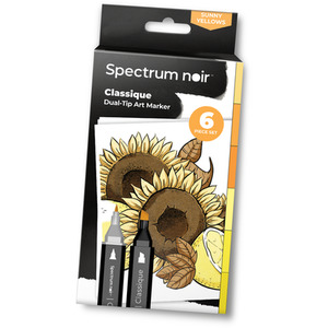 Spectrum Noir Classique 6 Pack - Sunny Yellows by Spectrum Noir