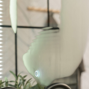 IP44 Bathroom Mirror Integrated LED Strip Touch Control and Demister Pad - Silver by ValueLights