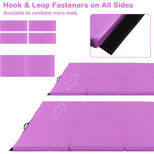 Folding Soft Floor Mat Gym Mat by Costway
