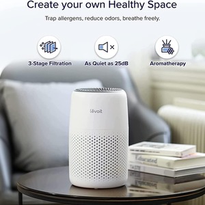 Quiet Air Purifier Power Saving - Cream