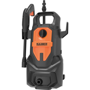 Saber 1400W Pressure Washer 110 Bar - Black and Orange by Saber