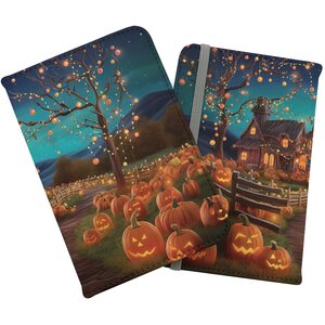 Enchanted Hallowen Pumpkin Patch Passport Cover - Orange by Warren Reed - Designer
