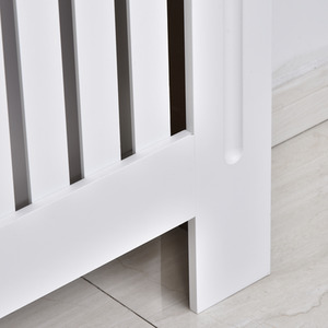 Slatted Radiator Cover - White by HOMCOM