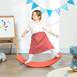 ZONEKIZ Balance Board, Kids Wobble board, Montessori Toy for 3-6 Years - Red by ZONEKIZ