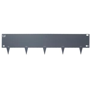 5pc Steel Lawn Edging Set - 5m x 16cm - Grey by Harbour Housewares
