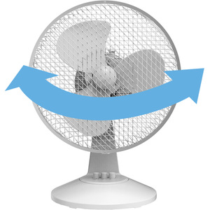 Igenix 9 Inch Desk Fan Pack of 2 - White by Igenix