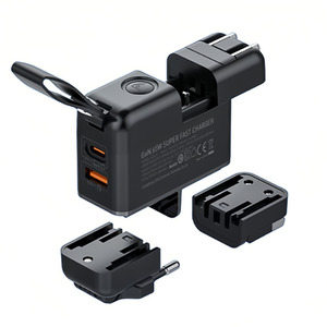 65W High-Power 4-in-1 Charging Plug - Black
