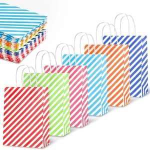 Assorted Color Paper Gift Bags - Neutral by LOS Select