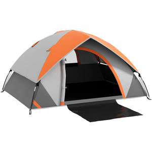Outsunny 2 Man Camping Tent with Carry Bag, 3000mm Waterproof by Outsunny