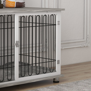 PawHut Dog Crate Furniture Side End Table with soft Washable Cushion by PawHut