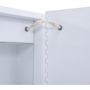 Bathroom Mirror Cabinet with Shaver Socket and Lights - Silvery White by Livingandhome