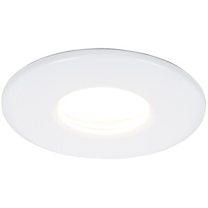 Downlight Pair of White Bathroom Ceiling Downlight - White by ValueLights