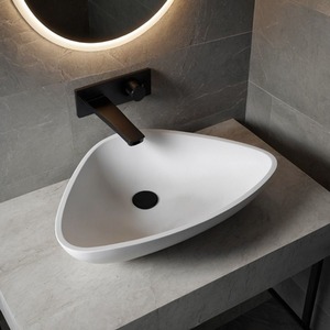 Fino Stone Capileira Matt Countertop Stone Basin - White by Fino Stone