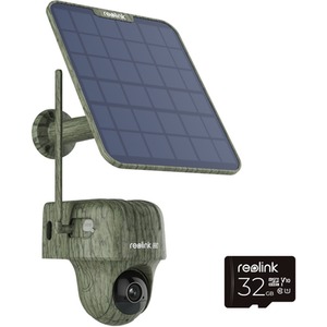 Reolink Advantage Series 4G PT 4K Wildlife Battery Cam Kit with 32GB - Green by Reolink