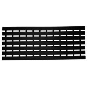 PVC Duckboard Shower Mat Narrow - Black by Nicoman