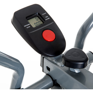 HOMCOM Air Walker Glider Cross Trainer - Silver, black by HOMCOM