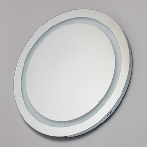 Tay LED Circular Bathroom Mirror Wall Light - Chrome by Litecraft