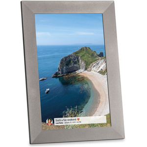 Gallery10 WiFi Digital Photo Frame 10 Inch - Silver by Grouptronics
