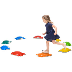 ZONEKIZ Crab Shaped Stepping Stones with TPE Anti Slip Edge - Red / 4.9kg by ZONEKIZ