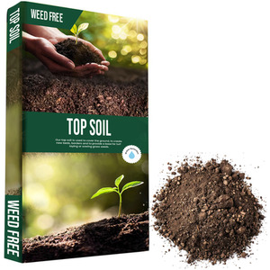 1 Bag 35 Litres Garden Top Soil With Essential Nutrients Ideal For Planting - Brown by STORM TRADING GROUP