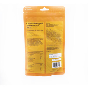 Chicken Wrapped Sweet Potato by Clever Paws