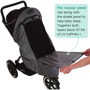 SnoozeShade Plus Deluxe - Grey by SnoozeShade