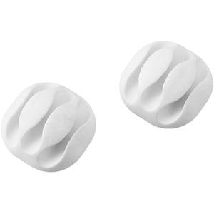 Under Desk Clamp-On Cable Management Tray - White by Livingandhome