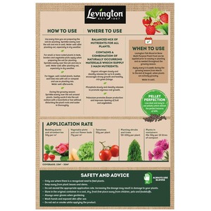 Levington Fish Blood and Bone Plant Food - Brown by Levington