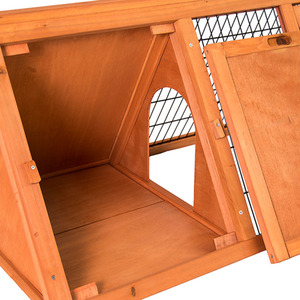 Triangle Wooden Pet Hutch - Large - Wood by Vida Designs