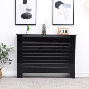 HMD Radiator Cover High Gloss Black - Black / 111.5cm