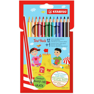 Triangular Colouring Pencil - STABILO Trio Thick by STABILO