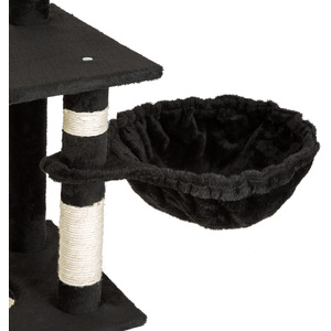 tectake Cat Tree Scratching Post Marcel - Black by tectake