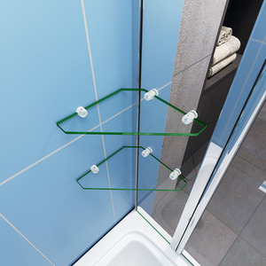 Pivot Bath Shower Screen Panel - Clear by AicaBathroom