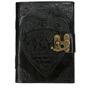 Mystical Elegance Talking Board Leather Journal - Black by KDMK