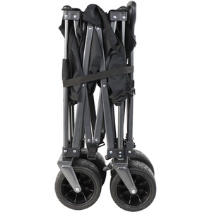 Heavy Duty Foldable Camping Cart Trolley - Black by Active Sport