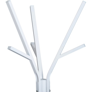 HOMCOM 180cm Free Standing Coat Rack - White by HOMCOM