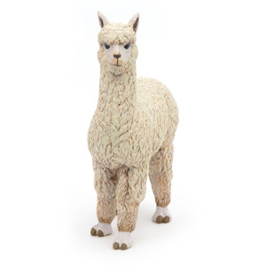 PAPO Wild Animal Kingdom Alpaca Toy Figure - White by PAPO