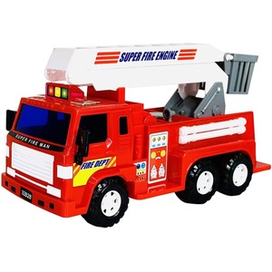 Big-Daddy Friction Powered Lorrys Toy Truck - Multi / Fire Engine by Big Daddy