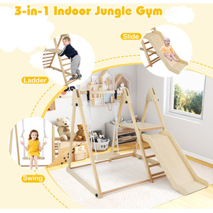 Montessori Playground Climber Playset by Costway