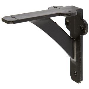 100mm Iron Shelf Bracket - Black by Hammer and Tongs